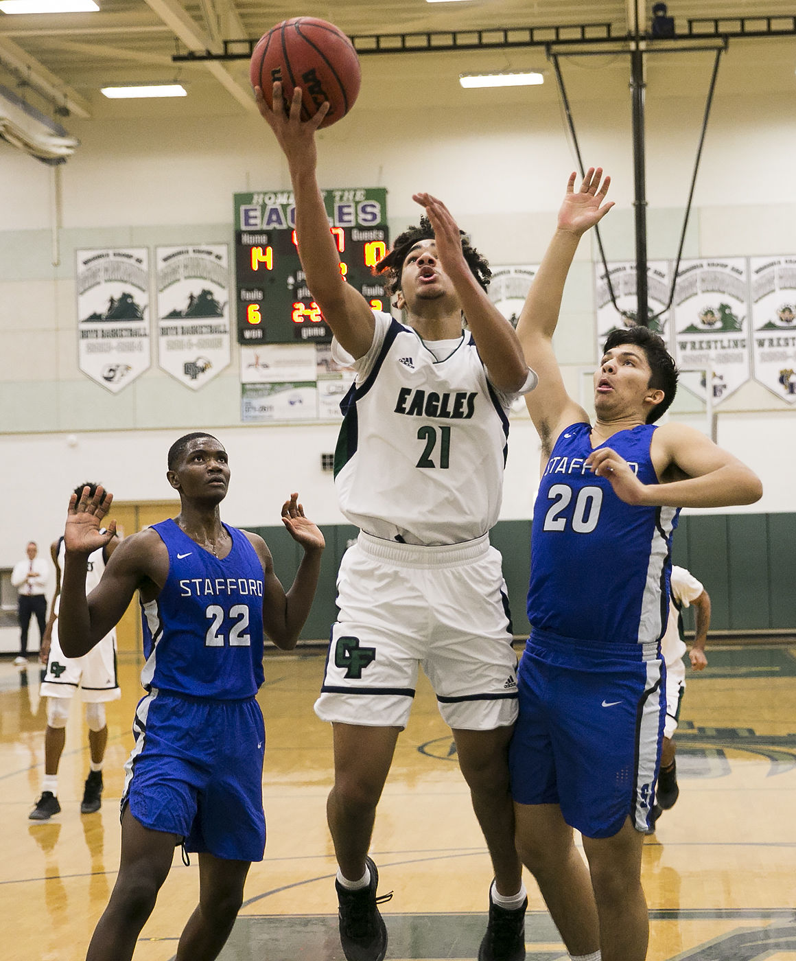 Stafford at Colonial Forge boys basketball